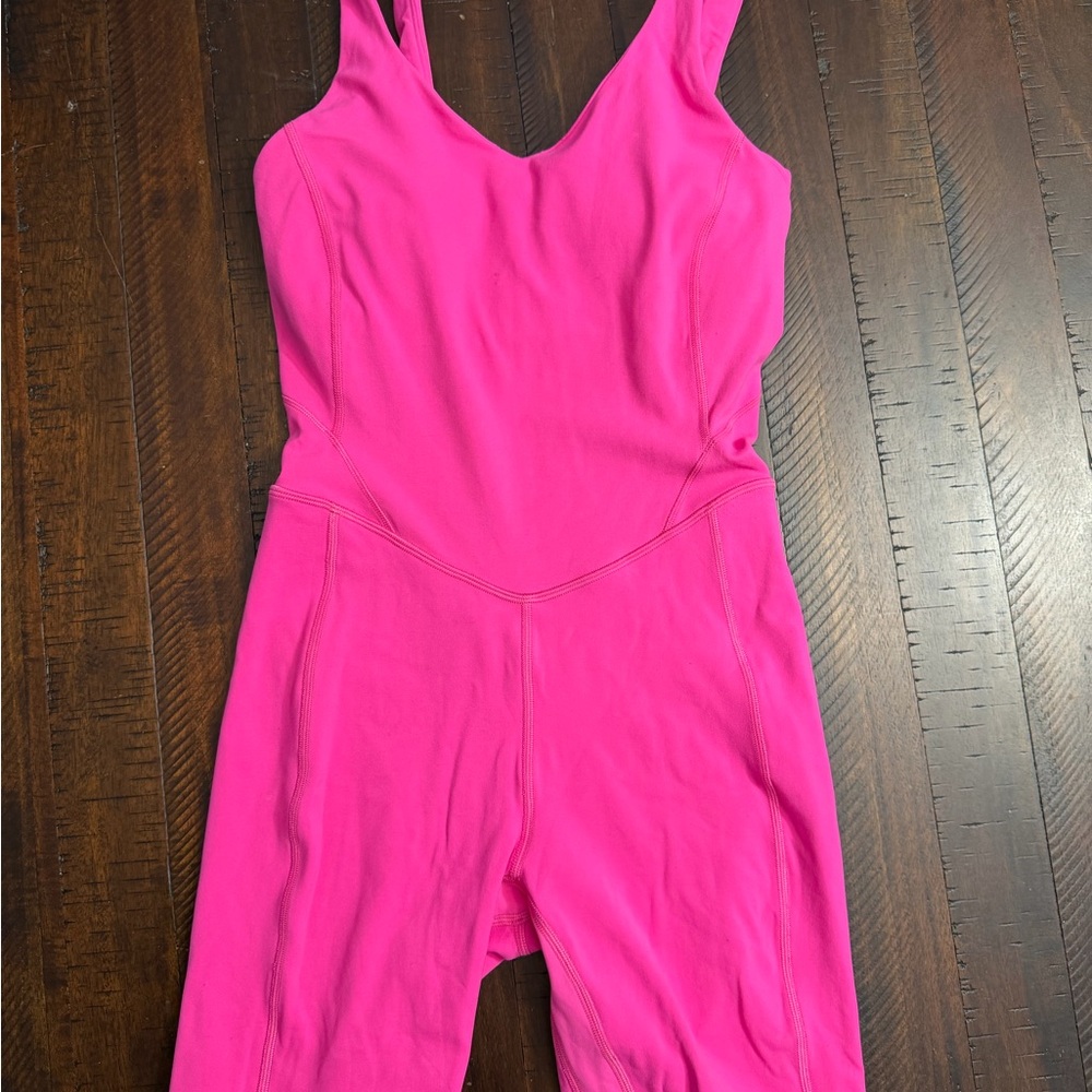 Lululemon Athletica Hot Pink Sleeveless Jumpsuit